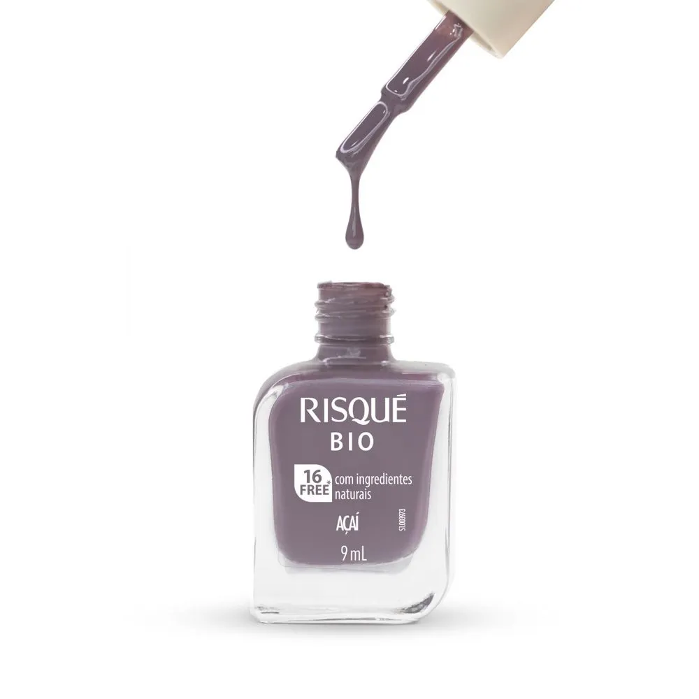 Esmalte Risqué Bio Açaí Cremoso Vegano 9ml — foto 5