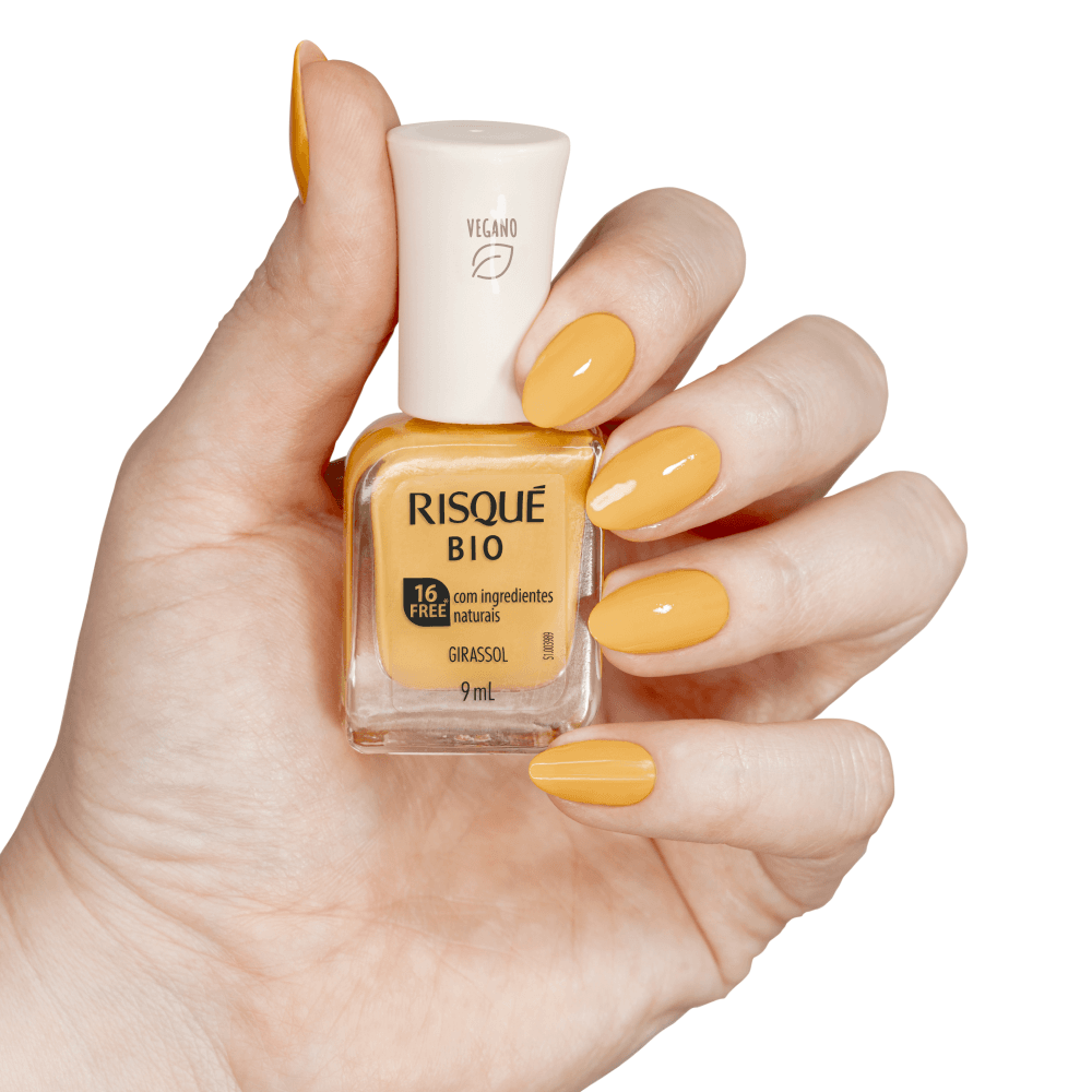 Esmalte Risqué Bio Amarelo Cremoso Girassol 9ml — foto 2