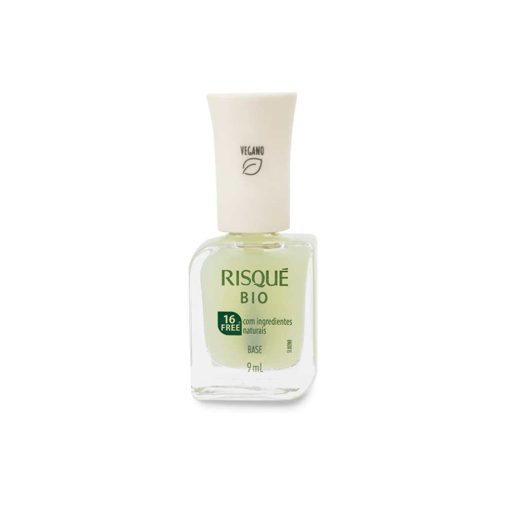 Esmalte Risqué Bio Base Couve Kale Transparente Vegano 9ml