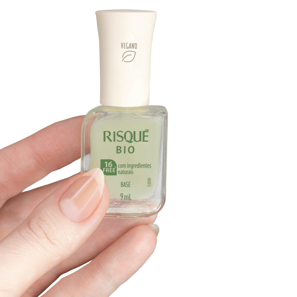 Esmalte Risqué Bio Base Couve Kale Transparente Vegano 9ml — foto 3