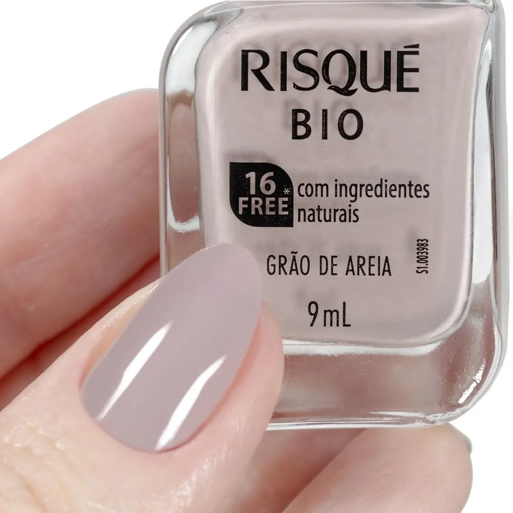 Esmalte Risqué Bio Grão de Areia Cremoso Vegano 9ml — foto 3