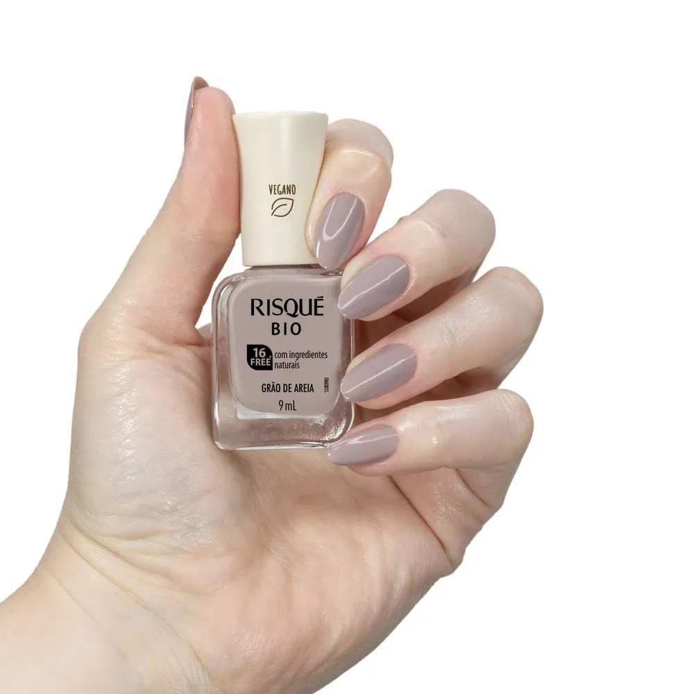 Esmalte Risqué Bio Grão de Areia Cremoso Vegano 9ml — foto 2