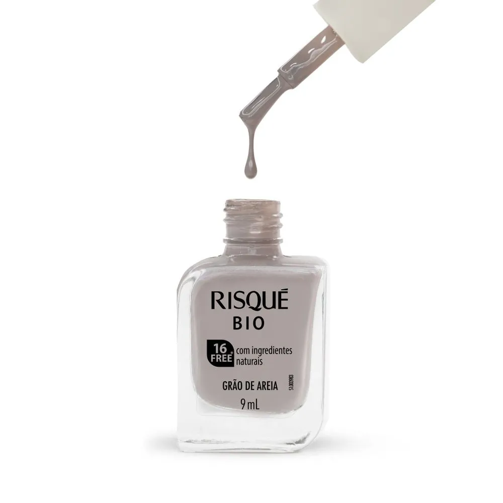 Esmalte Risqué Bio Grão de Areia Cremoso Vegano 9ml — foto 5