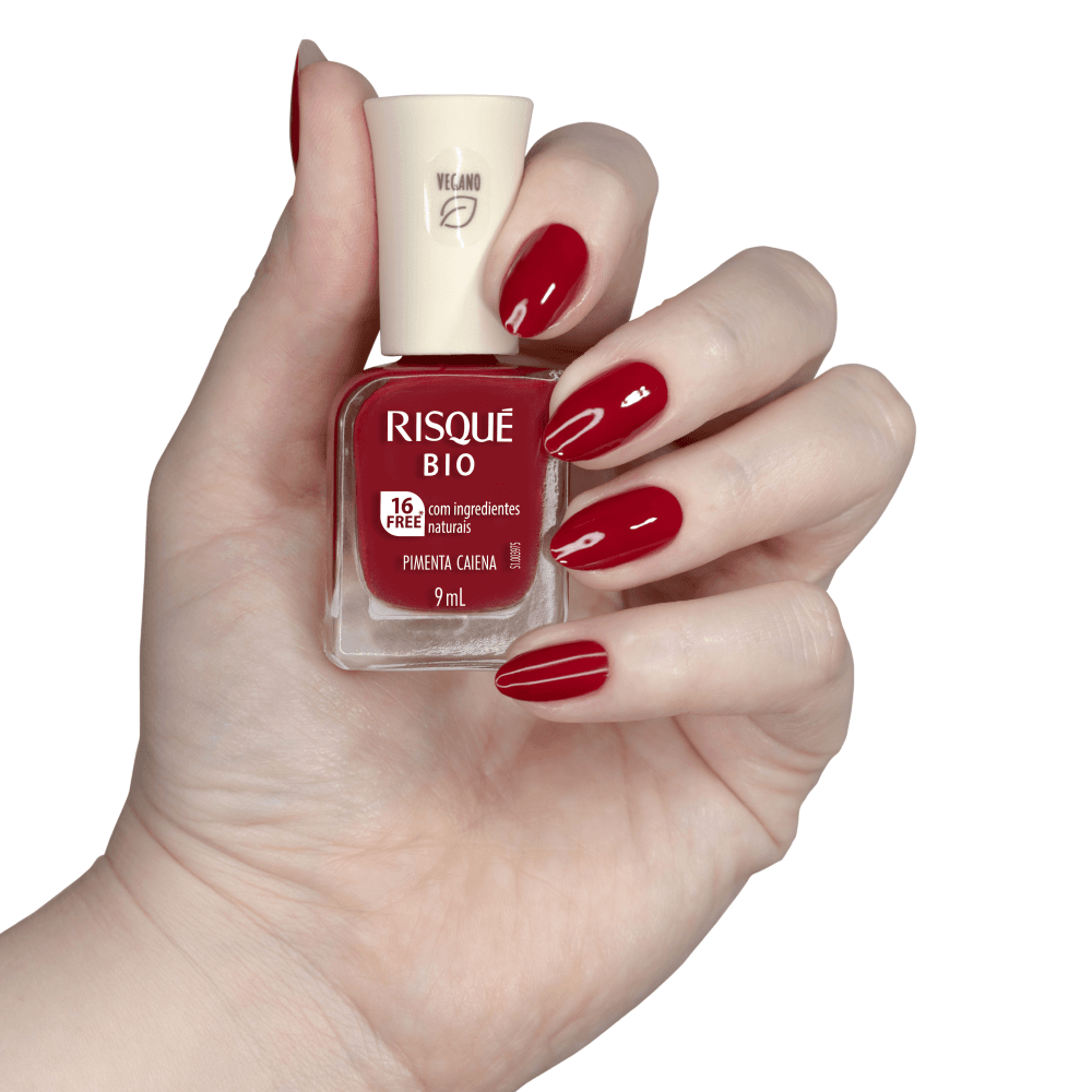 Esmalte Risqué Bio Pimenta Caiena Cremoso Vegano 9ml — foto 2