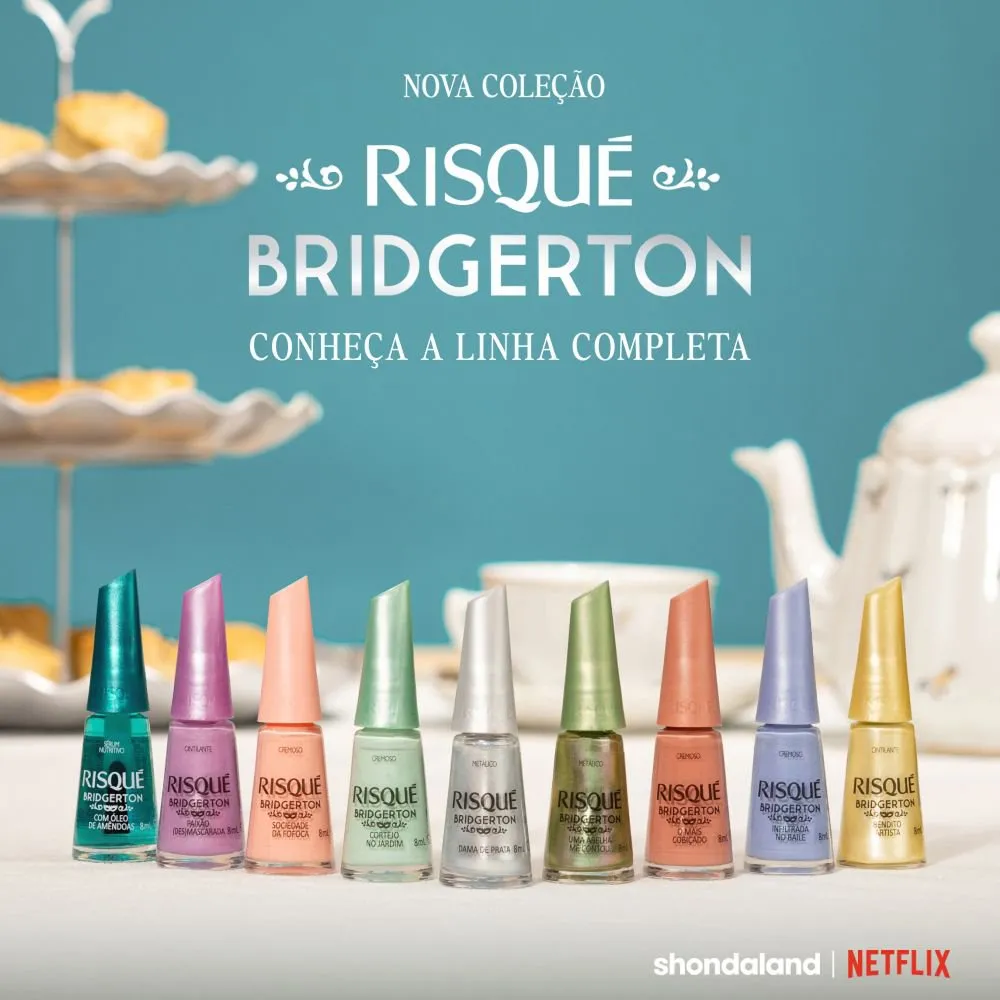 Esmalte Risqué Bridgerton Sérum Nutritivo Com Óleo De Amêndoas 8ml — foto 6