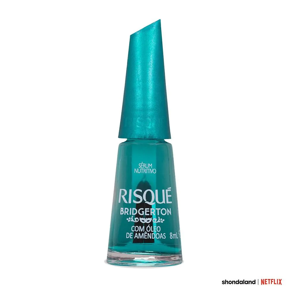 Esmalte Risqué Bridgerton Sérum Nutritivo Com Óleo De Amêndoas 8ml