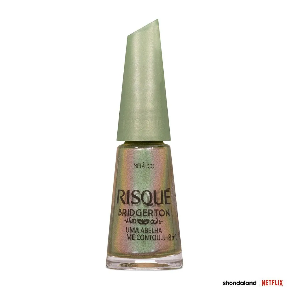 Esmalte Risqué Bridgerton Uma Abelha Me Contou Metálico 8ml