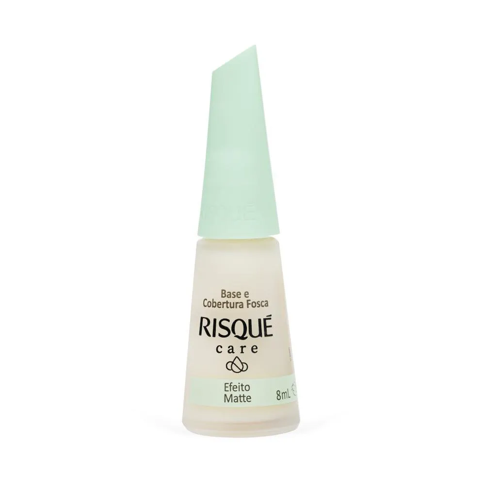 Esmalte Risqué Care Base e Cobertura Efeito Matte 8ml