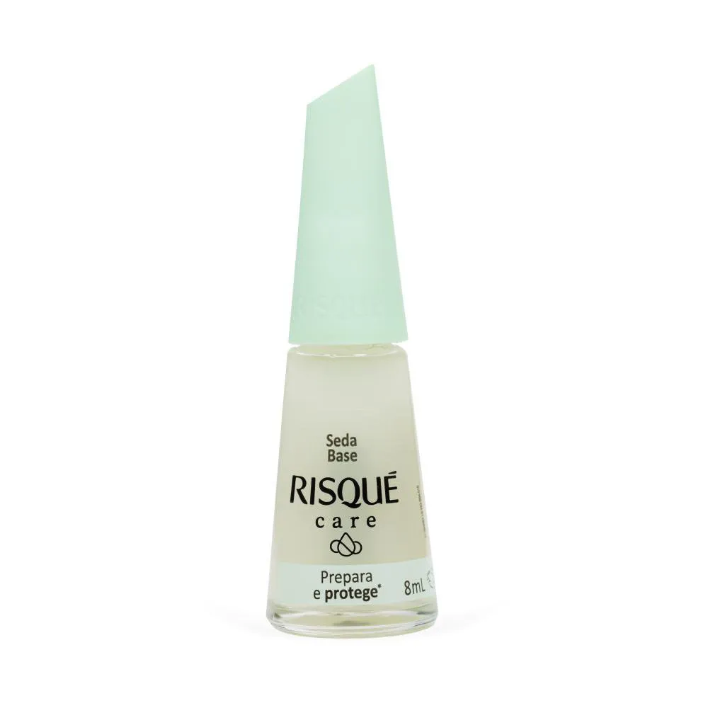 Esmalte Risqué Care Base Seda Prepara & Protege Translúcido 8ml