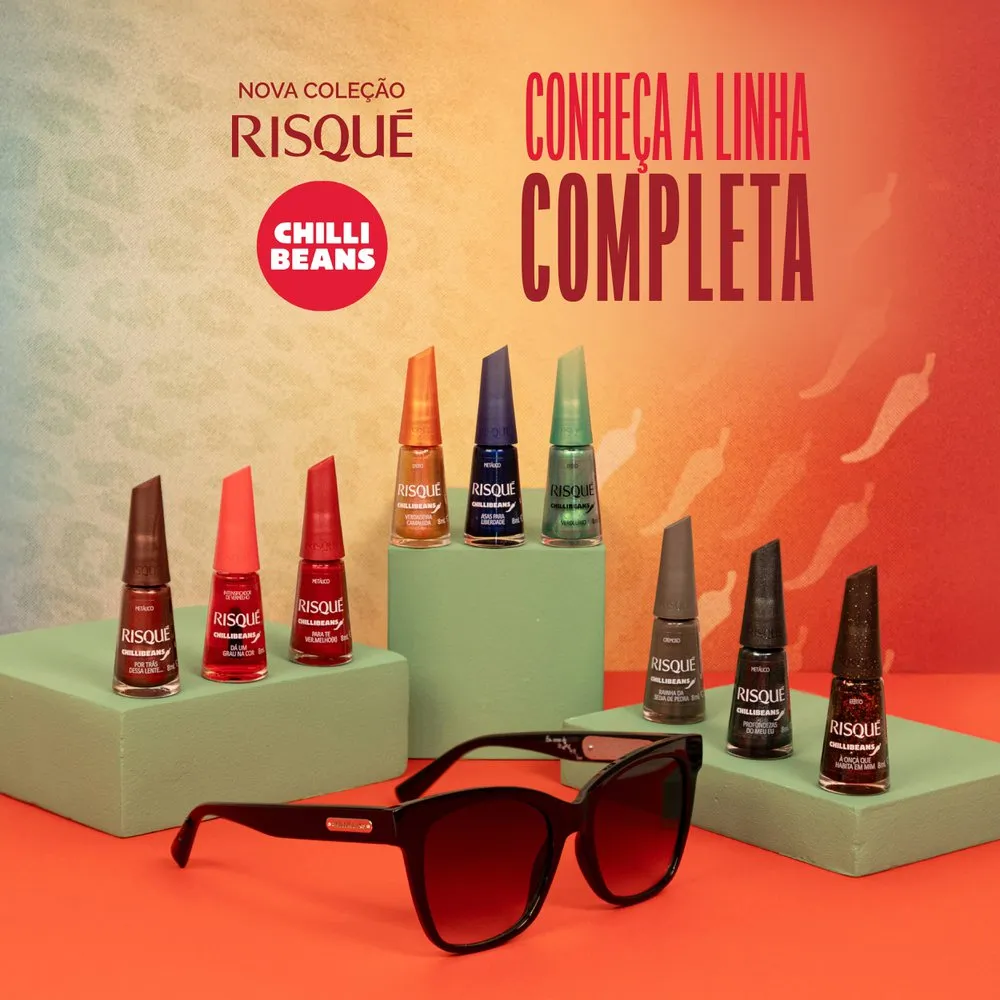 Esmalte Risqué Chilli Beans Asas para Liberdade Metálico 8ml — foto 7