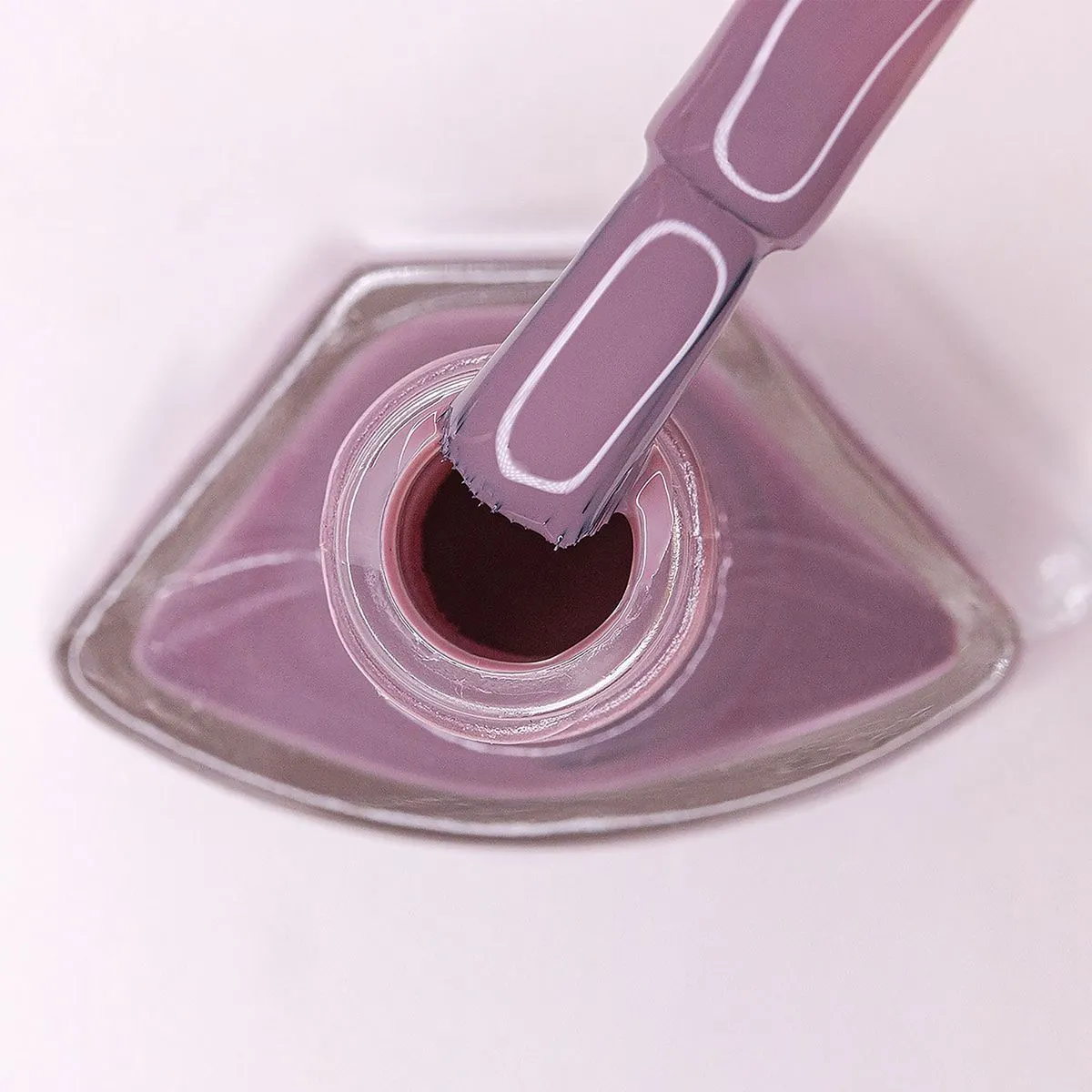 Esmalte Risqué Diamond Gel Lavanda Francesa Cremoso 9,5ml — foto 5