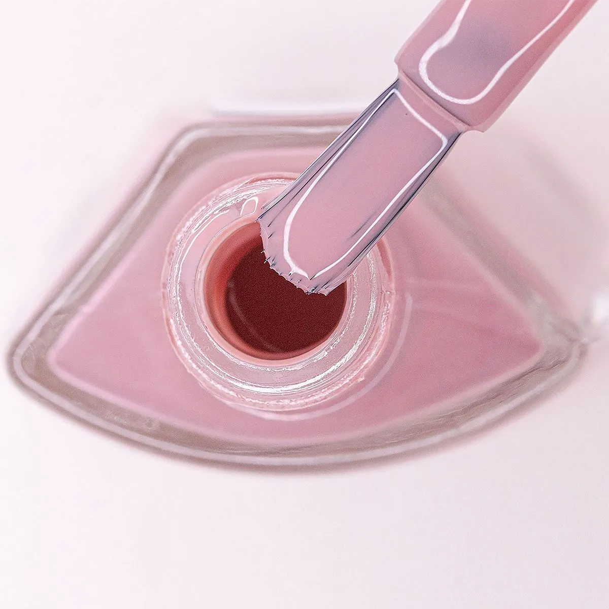 Esmalte Risqué Diamond Gel Sal Rosa Cremoso 9,5ml — foto 5