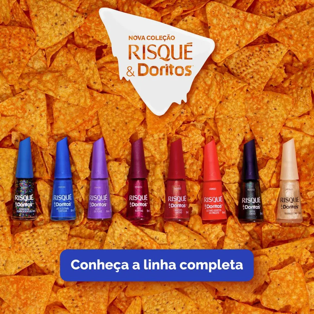 Esmalte Risqué Doritos Até a Última Tortilha Cremoso 8ml — foto 8