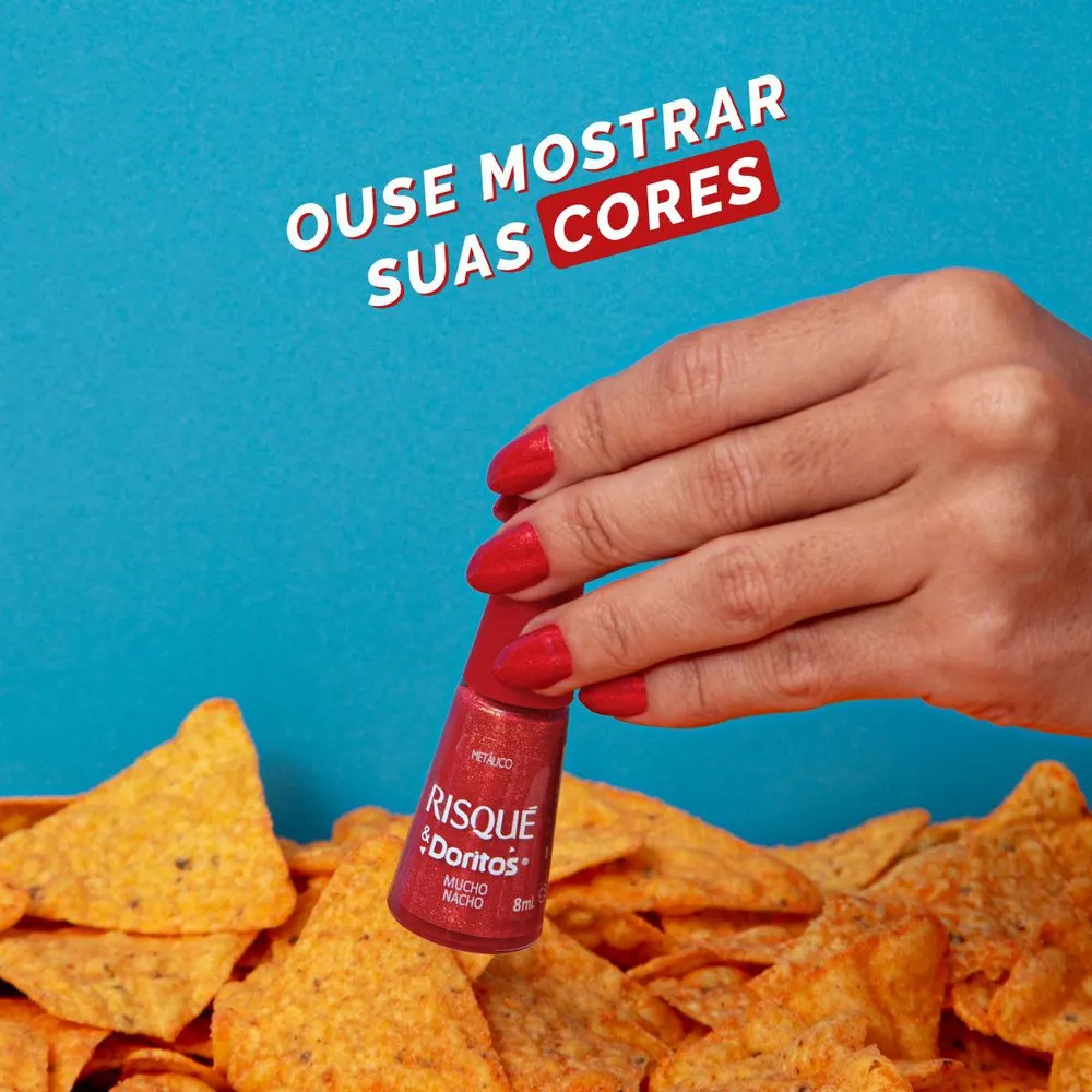Esmalte Risqué Doritos Mucho Nacho Metálico 8ml — foto 6