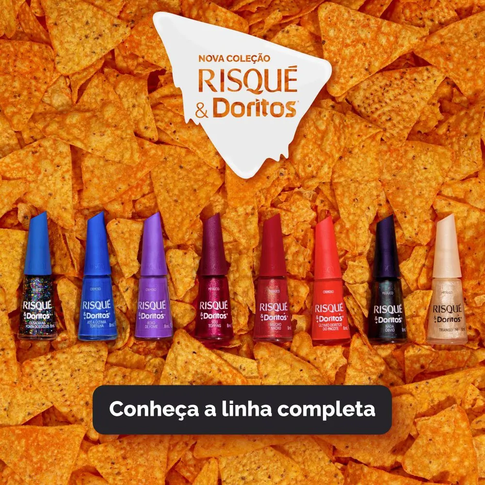 Esmalte Risqué Doritos Nada Óbvio Metálico 8ml — foto 8