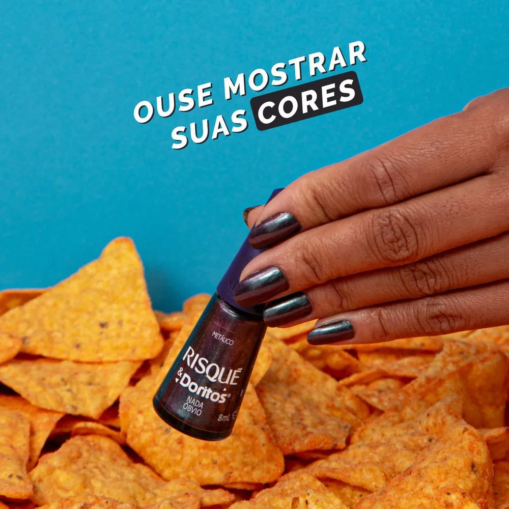 Esmalte Risqué Doritos Nada Óbvio Metálico 8ml — foto 6