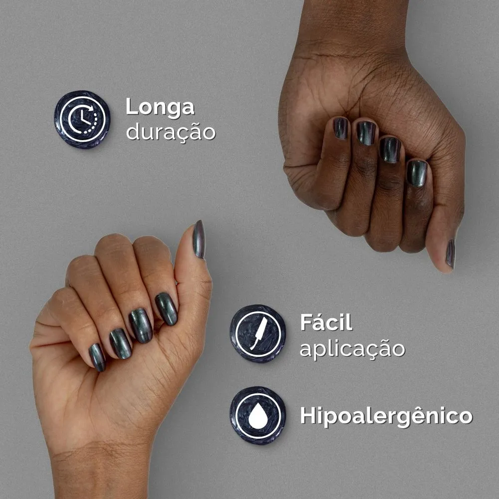 Esmalte Risqué Doritos Nada Óbvio Metálico 8ml — foto 5