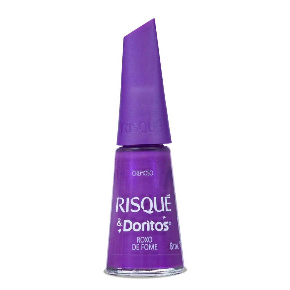 Esmalte Risqué Doritos Roxo de Fome Cremoso 8ml