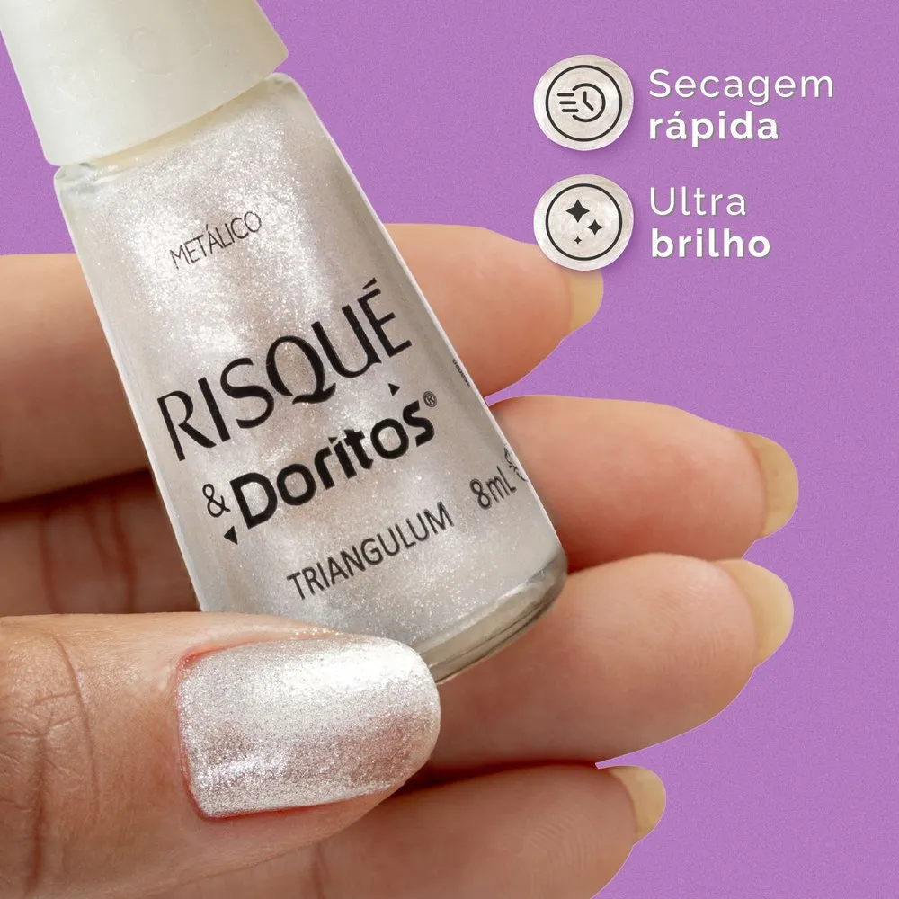 Esmalte Risqué Doritos Triangulum Metálico 8ml — foto 3