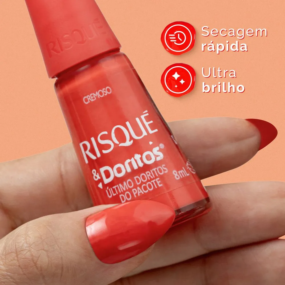 Esmalte Risqué Doritos Último Doritos do Pacote Cremoso 8ml — foto 3