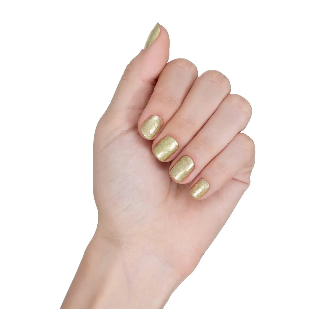 Esmalte Risqué Dourado Doura-Me Se For Capaz Metálico 8ml — foto 3