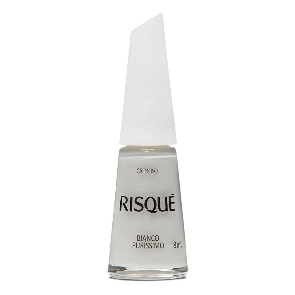 Esmalte Risqué Hipoalergênico Bianco Puríssimo Cremoso 8ml