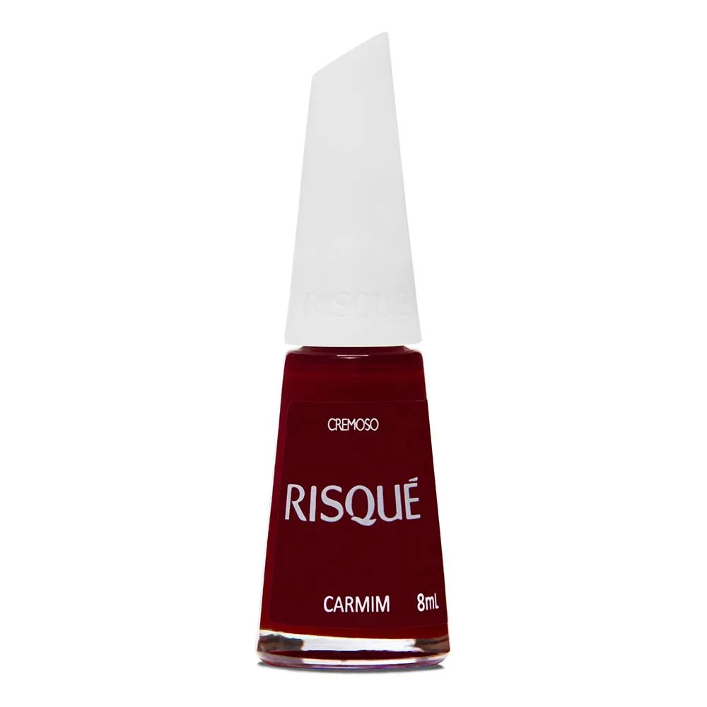 Esmalte Risqué Hipoalergênico Carmim Cremoso 8ml