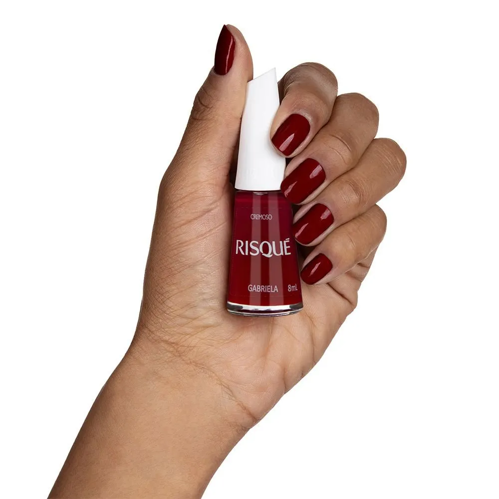 Esmalte Risqué Hipoalergênico Gabriela Cremoso 8ml — foto 2