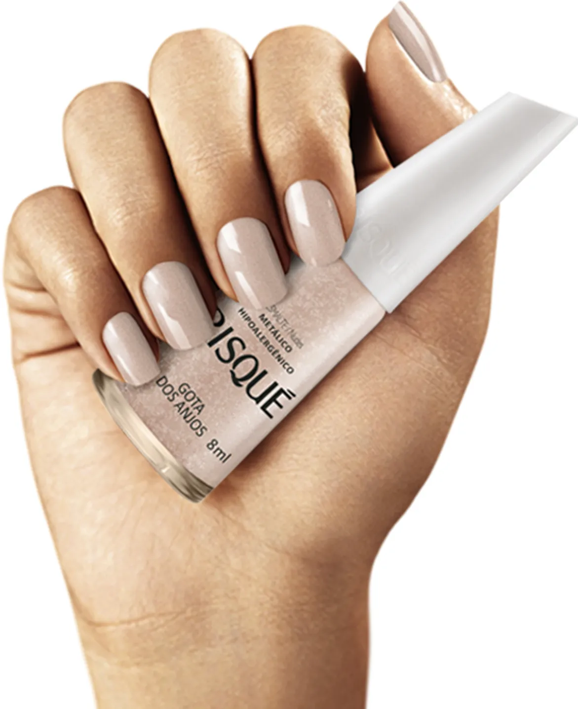 Esmalte Risqué Hipoalergênico Gota dos Anjos Cremoso Metálico 8ml — foto 3