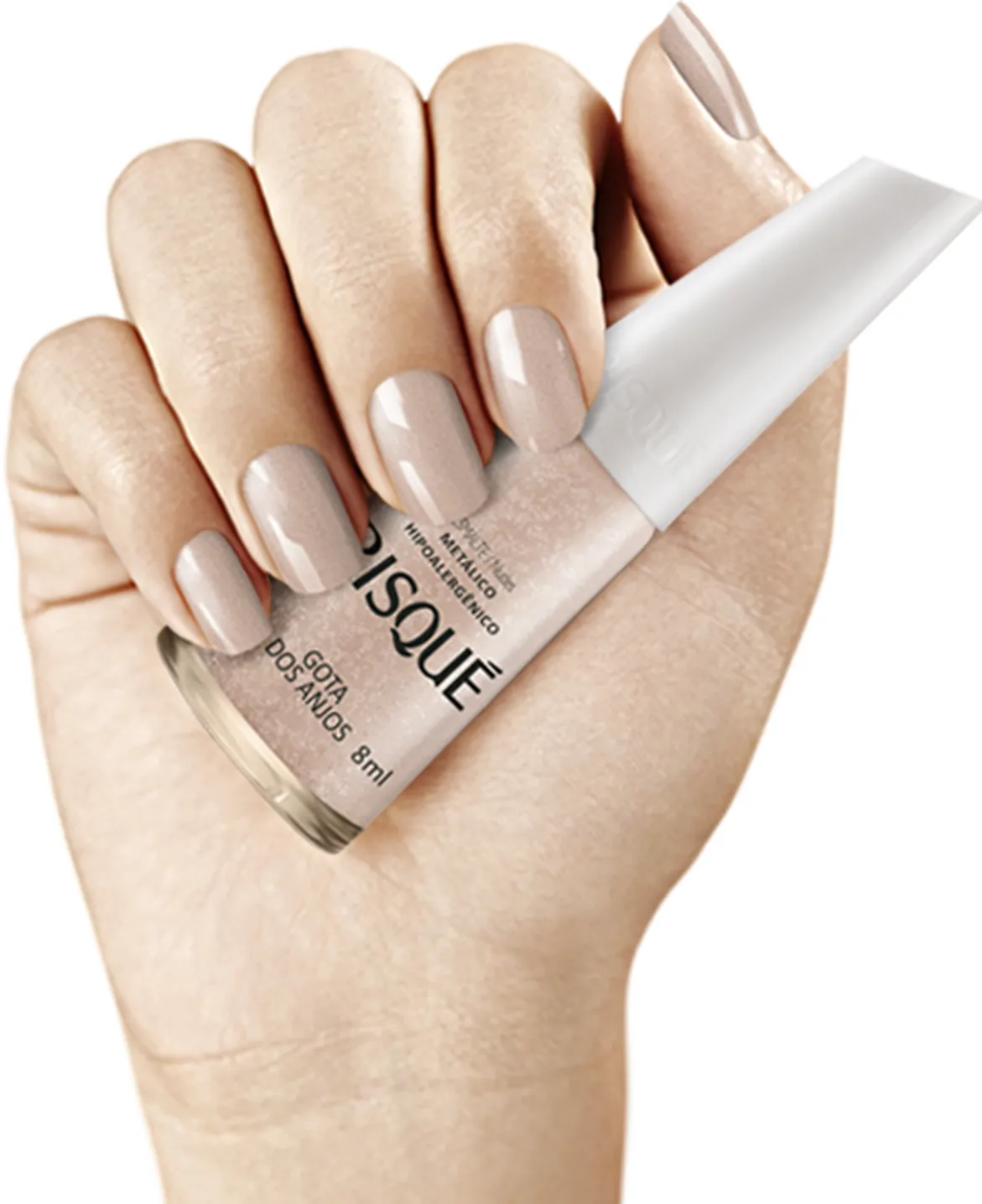 Esmalte Risqué Hipoalergênico Gota dos Anjos Cremoso Metálico 8ml — foto 2