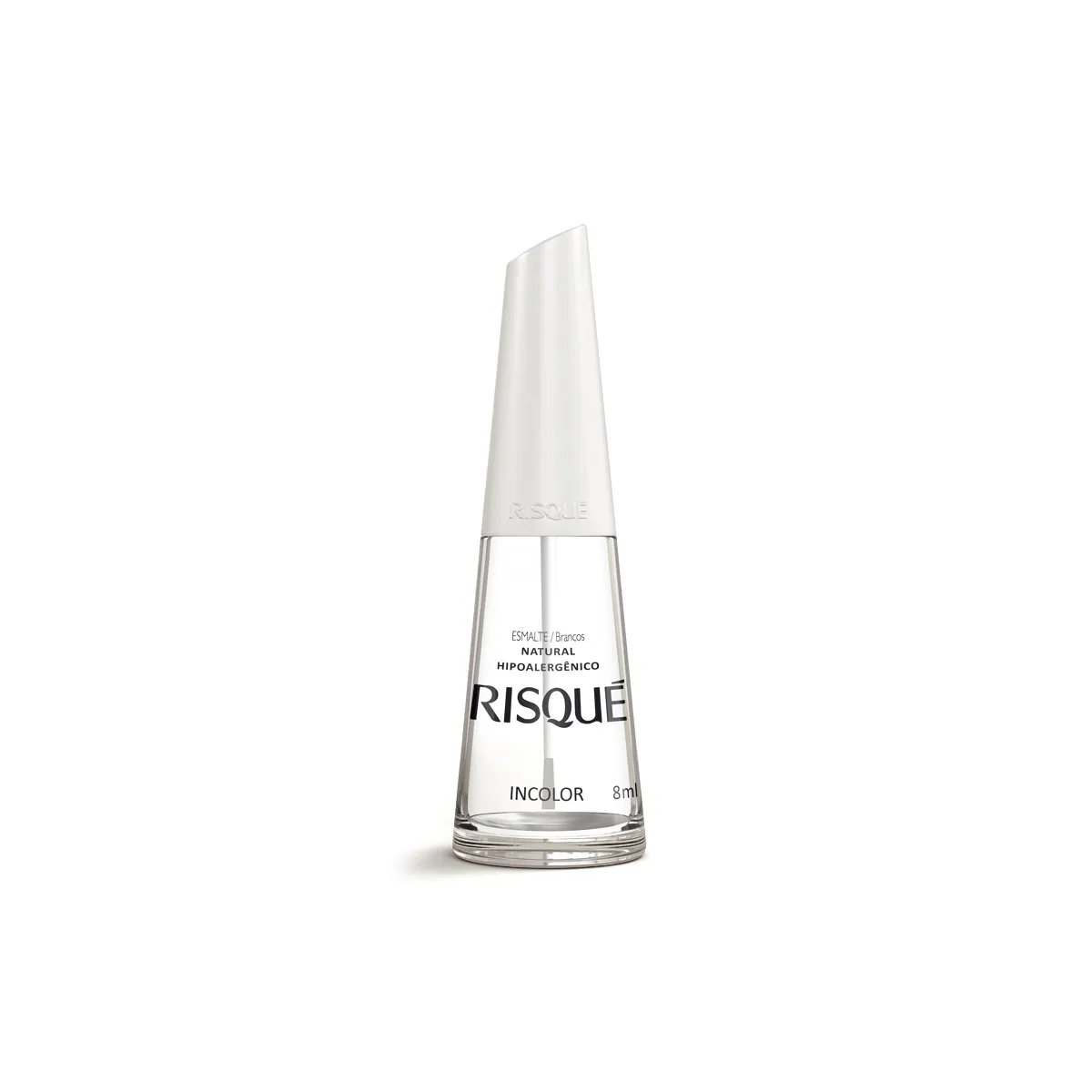 Esmalte Risqué Hipoalergênico Incolor Translúcido 8ml