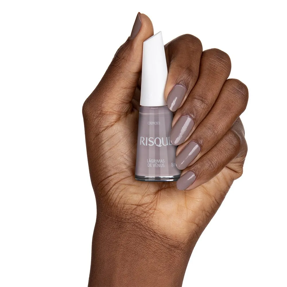 Esmalte Risqué Hipoalergênico Lágrimas de Vênus Cremoso 8ml — foto 2