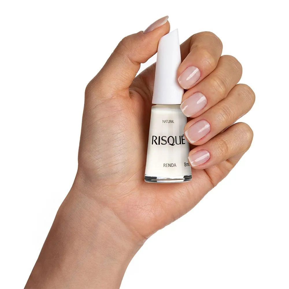 Esmalte Risqué Hipoalergênico Renda Natural 8ml — foto 2