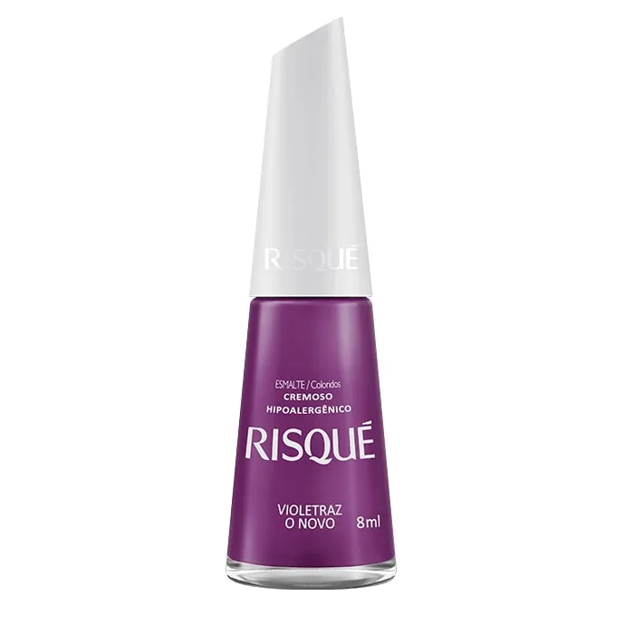 Esmalte Risqué Hipoalergênico Violetraz O Novo Cremoso 8ml