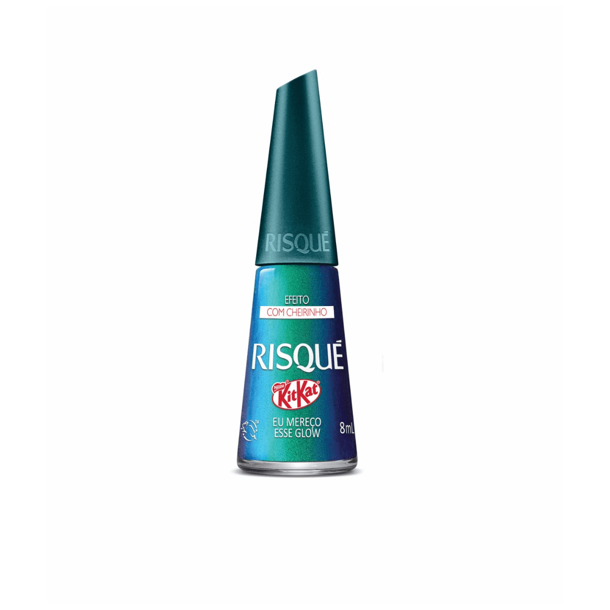 Esmalte Risqué Kitkat Efeitos Eu Mereço Esse Glow 8ml