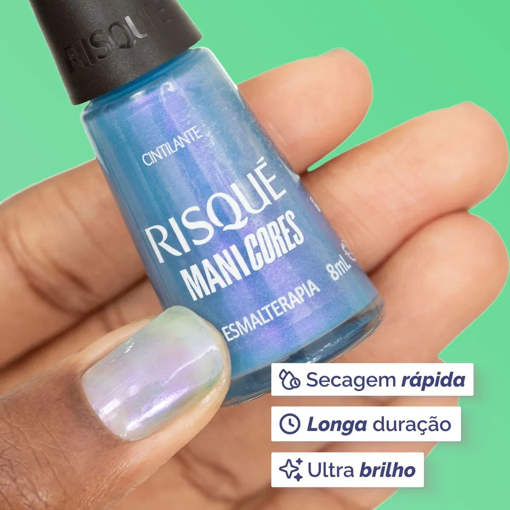 Esmalte Risqué ManiCores Esmalterapia Cintilante 8ml — foto 3