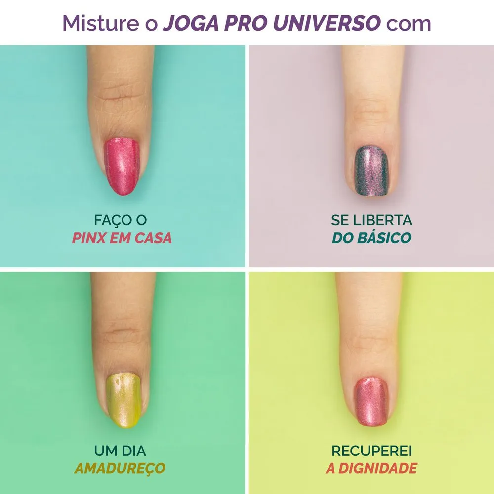 Esmalte Risqué ManiCores Joga Pro Universo Metálico 8ml — foto 6