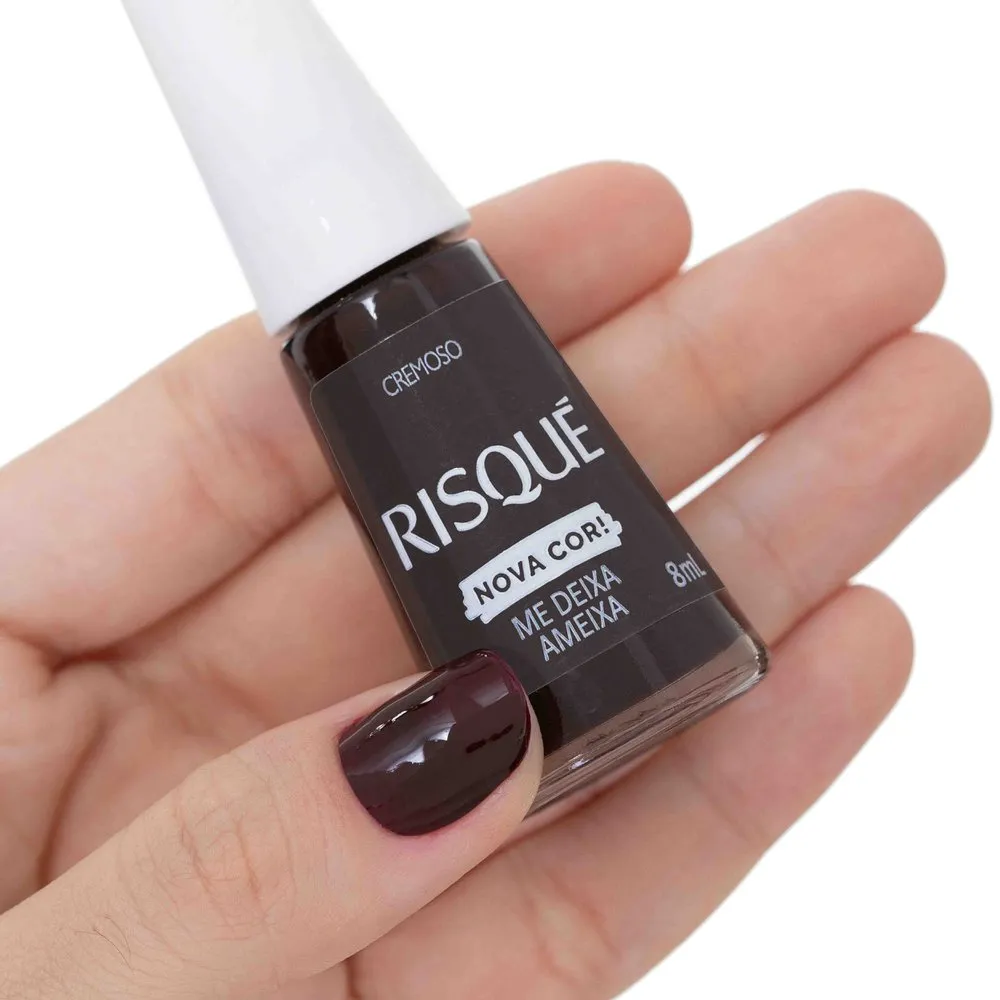 Esmalte Risqué Me Deixa Ameixa Cremoso 8ml — foto 5