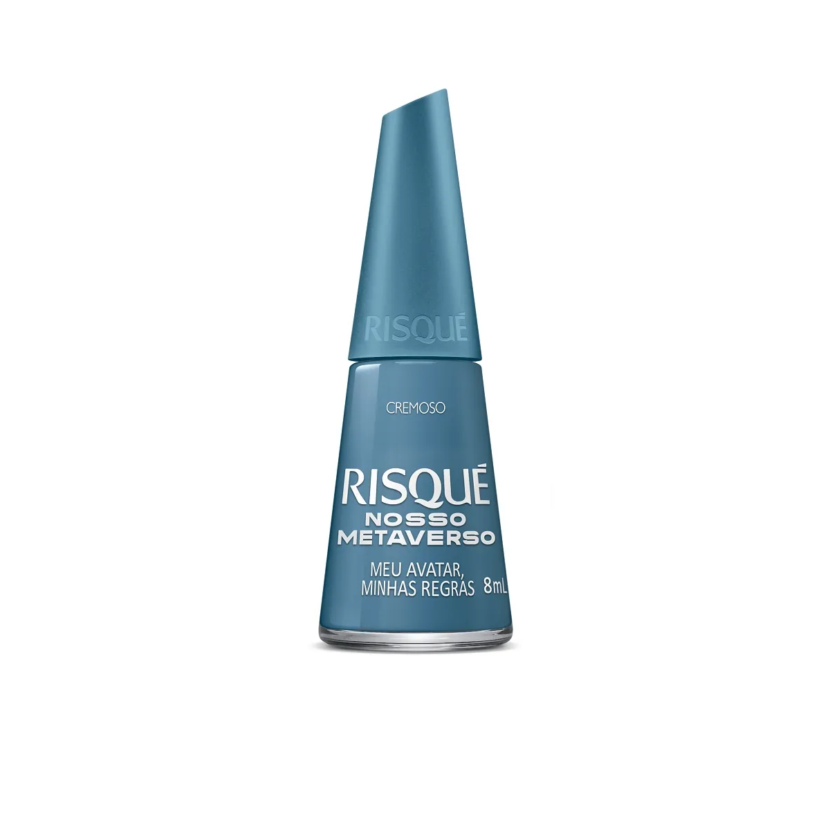 Esmalte Risque metaverso meu avatar Minhas regras 8ml Nu