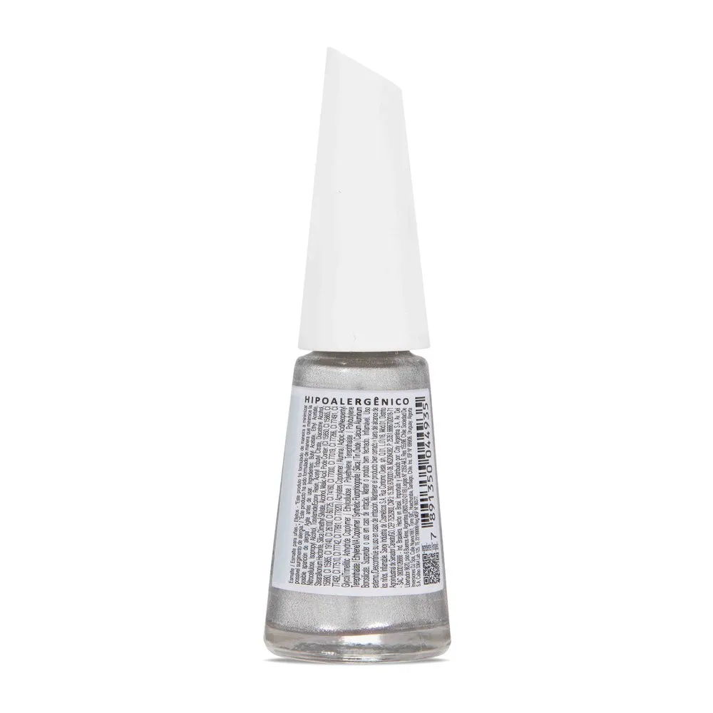 Esmalte Risqué Prateado Prata Na Lata Metálico 8ml — foto 9
