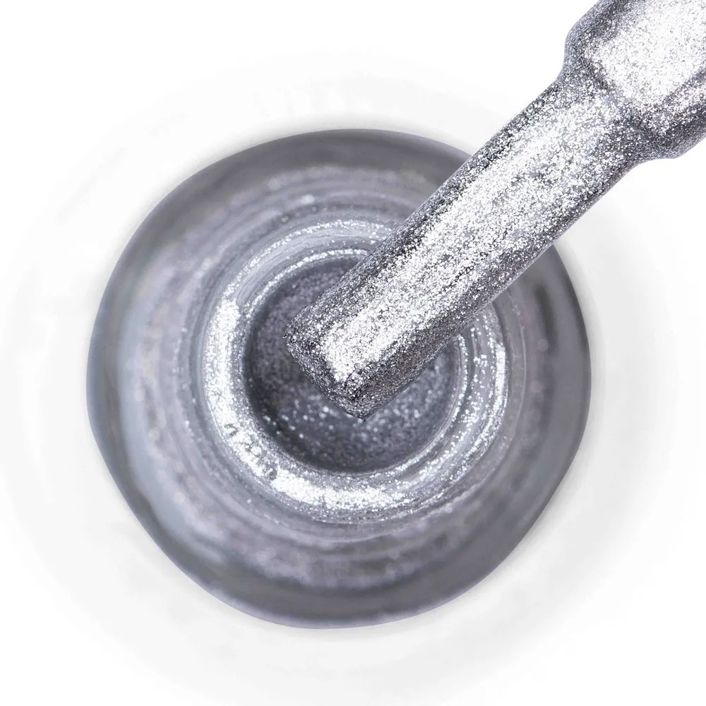 Esmalte Risqué Prateado Prata Na Lata Metálico 8ml — foto 6