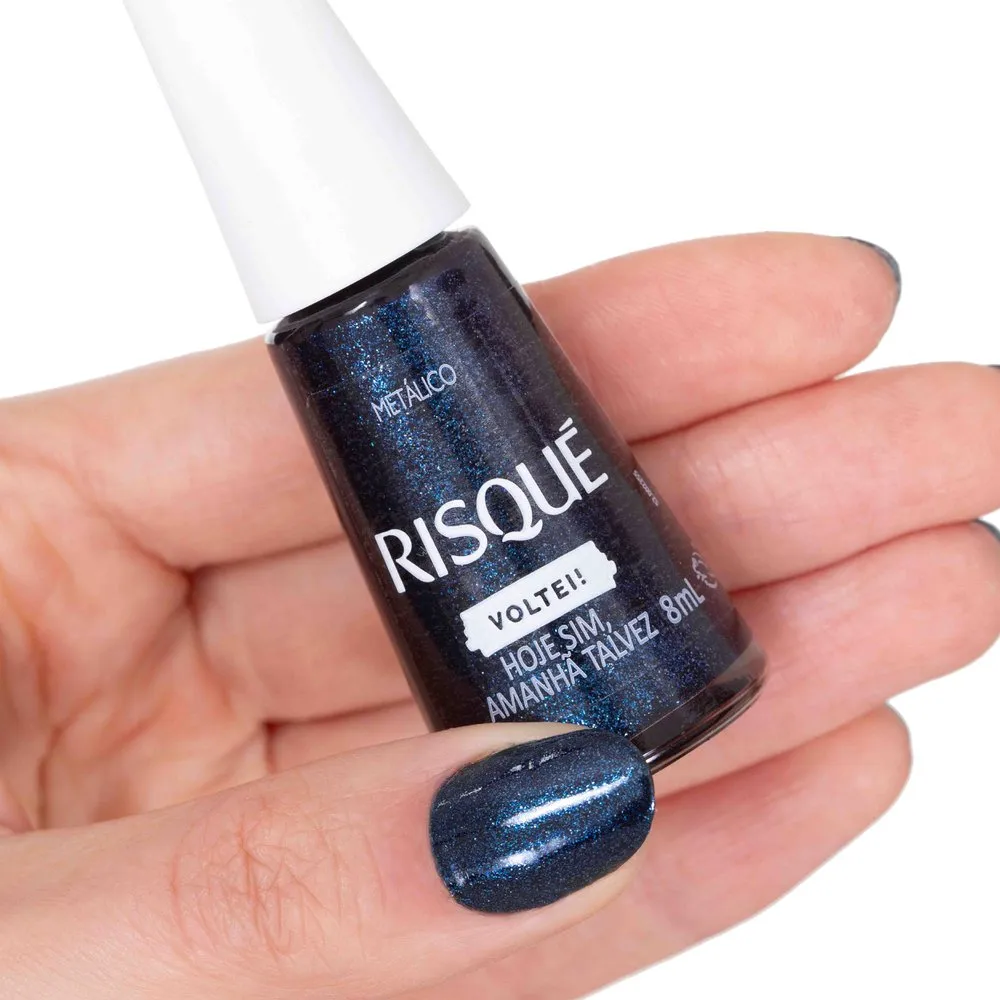 Esmalte Risqué Voltei! Hoje Sim, Amanhã Talvez Metálico 8ml — foto 5