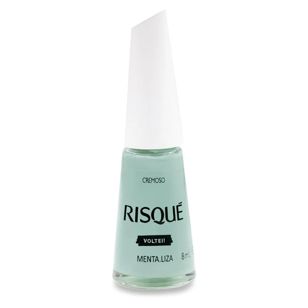 Esmalte Risqué Voltei! Menta.Liza Cremoso 8ml