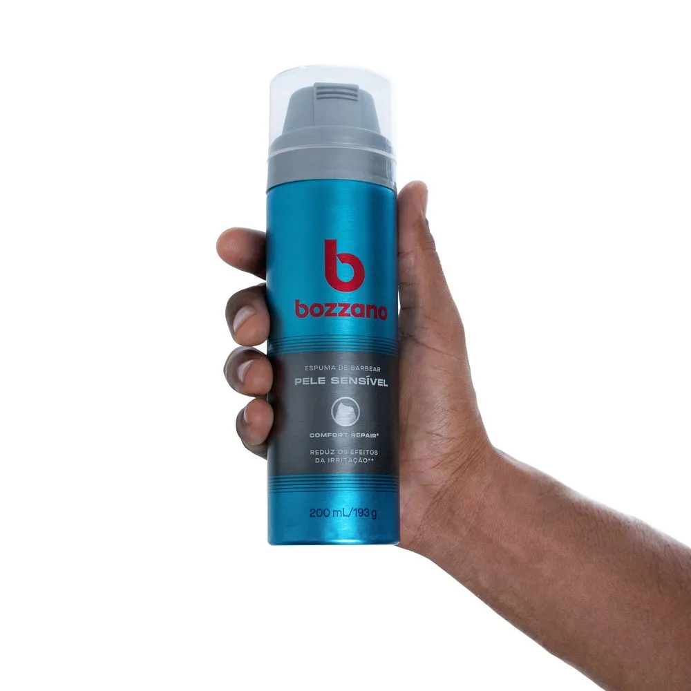 Espuma de Barbear Bozzano Pele Sensível 200ml — foto 6