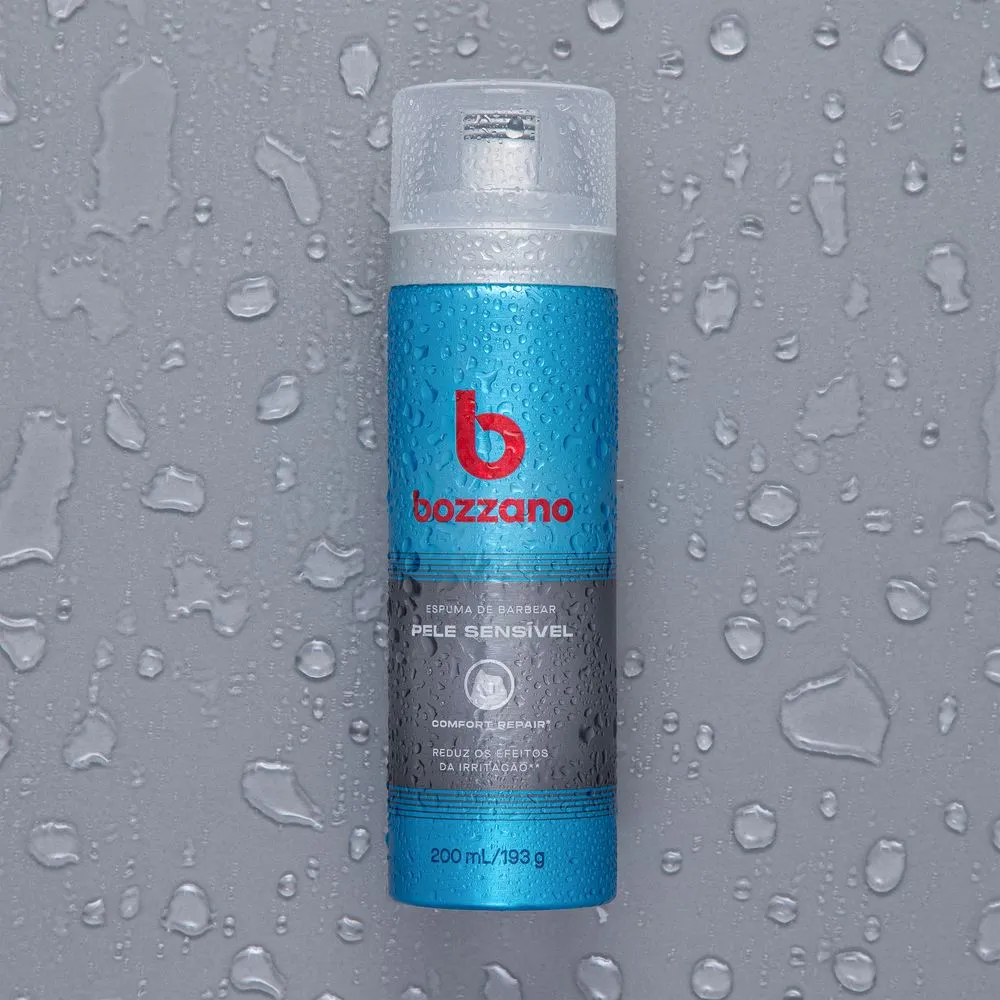 Espuma de Barbear Bozzano Pele Sensível 200ml — foto 7