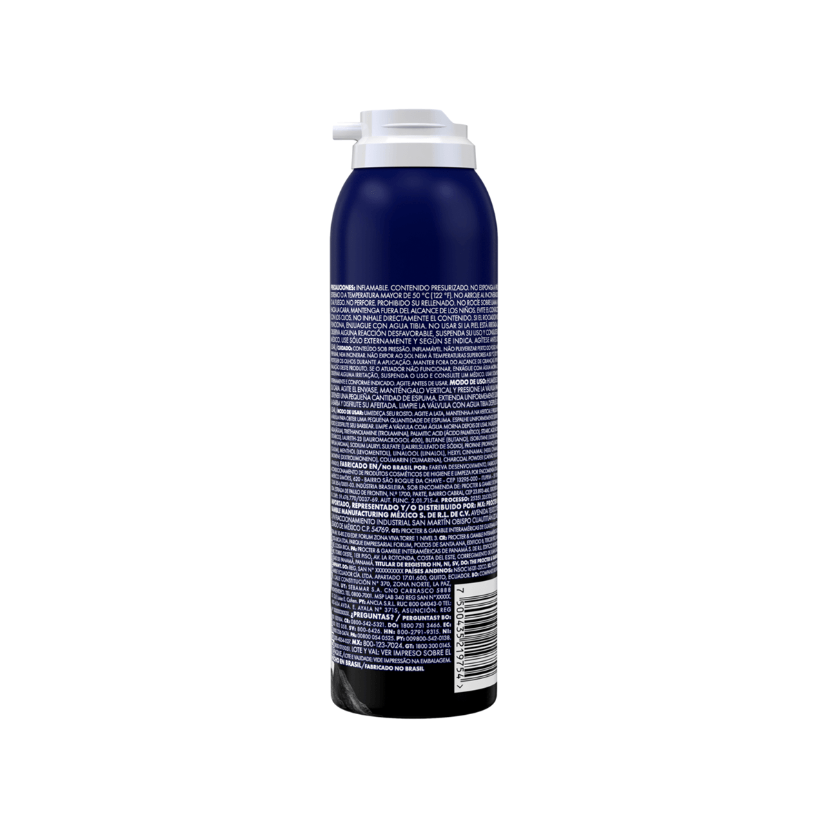 Espuma de Barbear Gillette Carbono Carvão Ativado 155ml