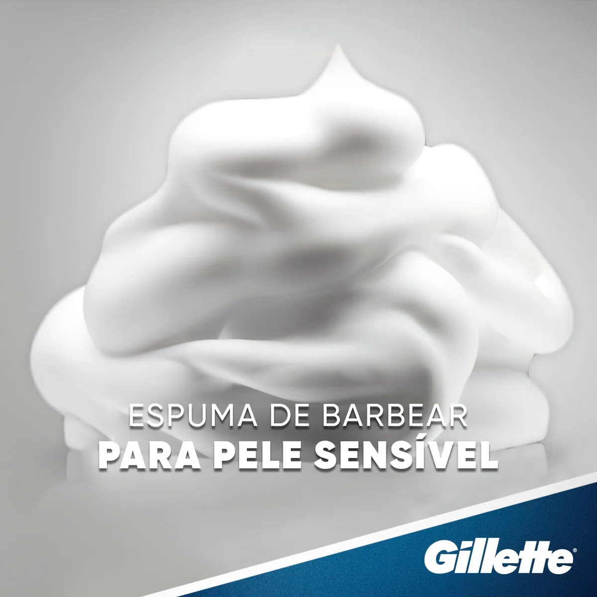 Espuma de Barbear Gillette Prestobarba Sensitive Pele Sensível 150ml — foto 3
