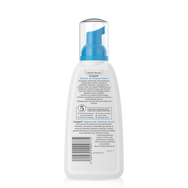 Espuma de Limpeza Facial Cetaphil Suave Pele Sensível 236ml — foto 7