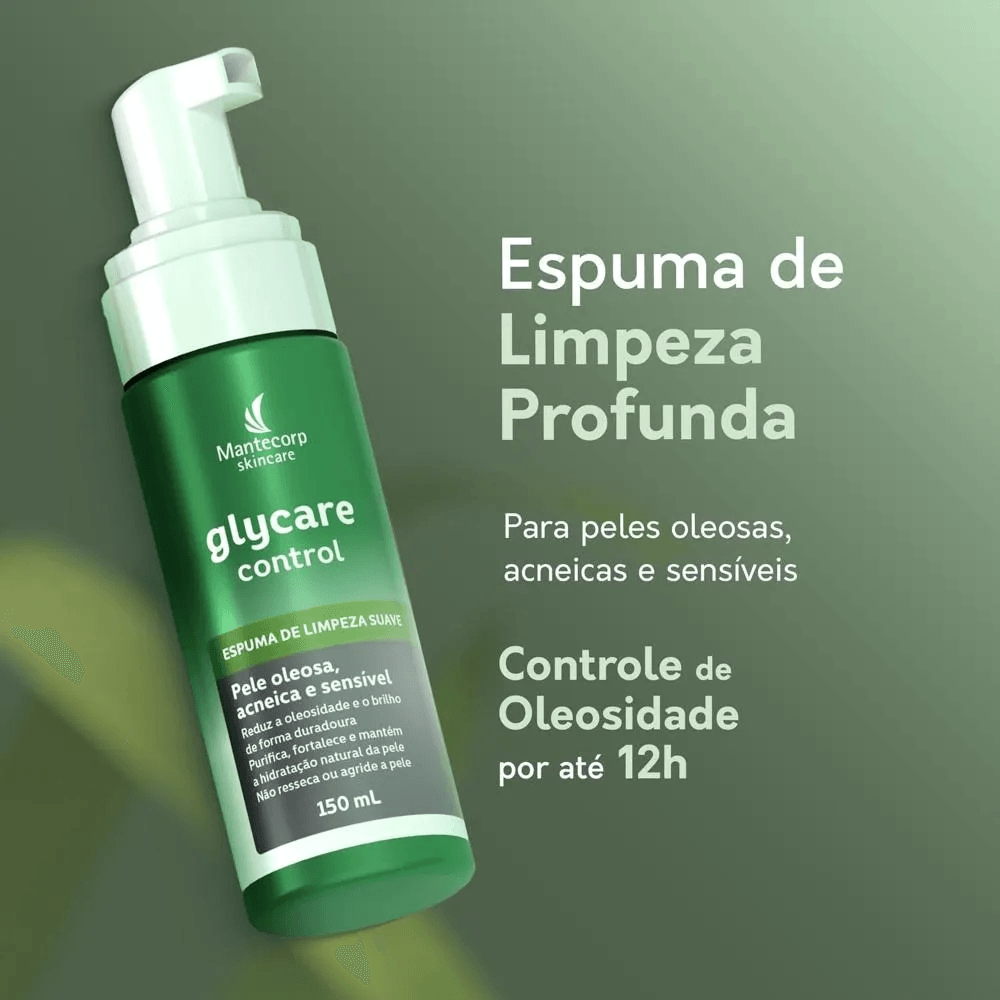 Espuma de Limpeza Facial Glycare Control Ácido Glicólico 150ml — foto 2