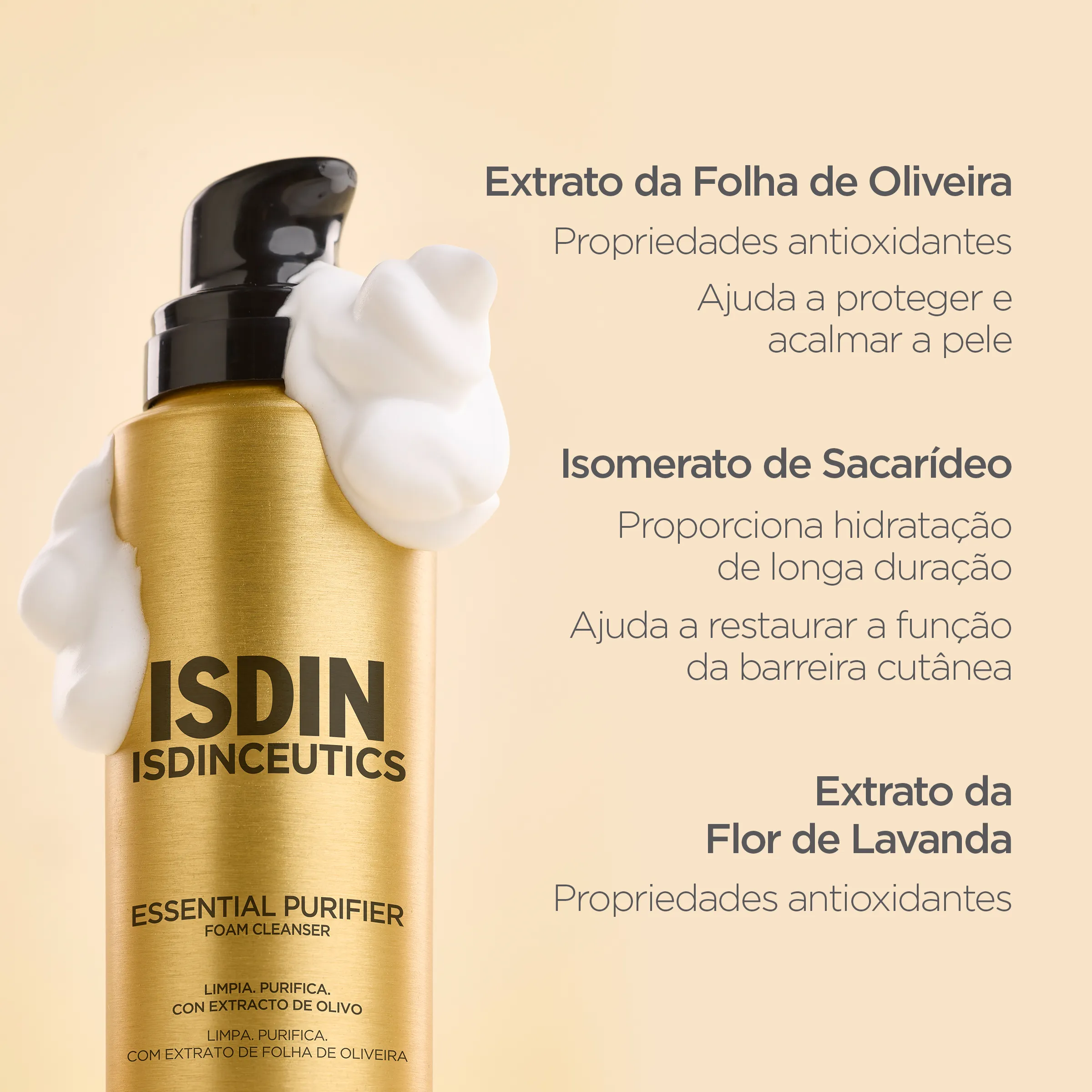 Espuma De Limpeza Facial Isdinceutics Essential Purifier 150ml — foto 4